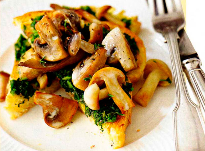Рецепт Тосты с грибами фото