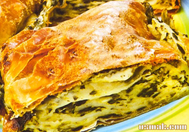 Рецепт Слоеный пирог с картошкой и сыром в духовке фото
