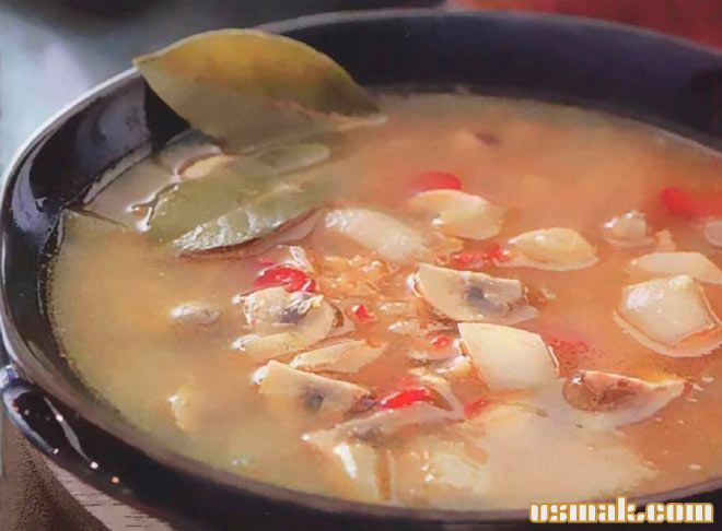 Рецепт Суп из чечевицы с грибами фото