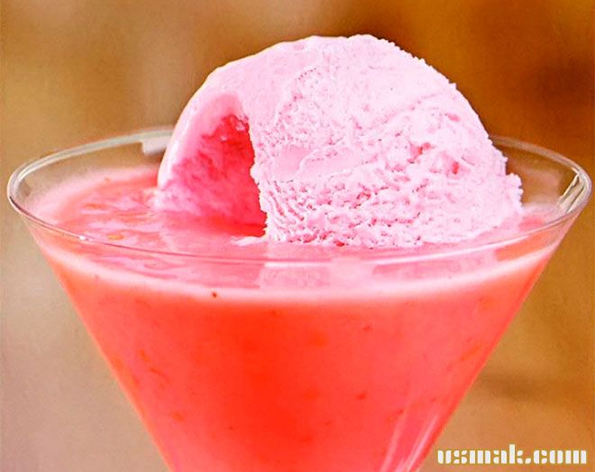 Рецепт Мороженое с фруктовым коктейлем фото