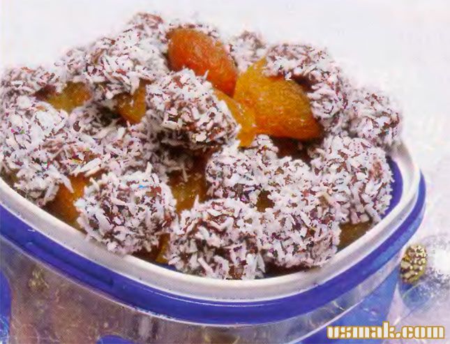 Рецепт Домашние конфеты шоколадные с начинкой и миндальных орехов фото