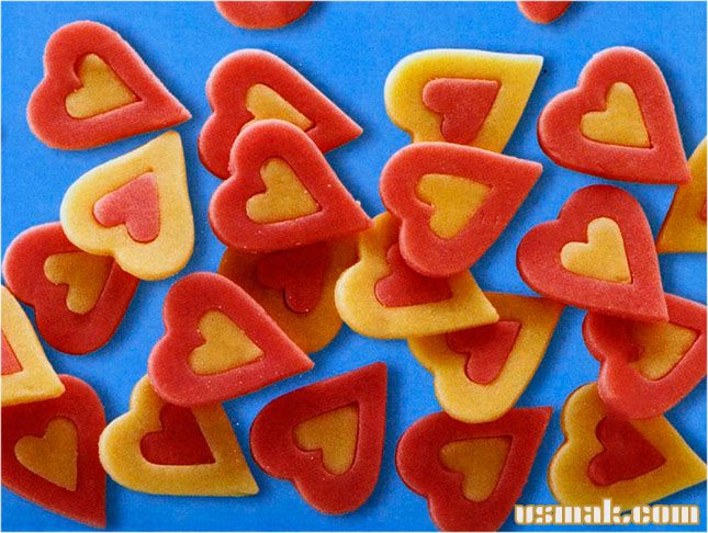 Рецепт Домашнее печенье сердечки в форме фото