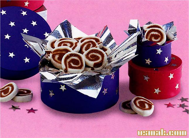 Рецепт Шоколадные сладкие рулетики фото