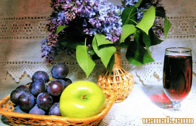 Рецепт Яблочно виноградный сок фото