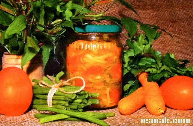 Рецепт Консервированная фасоль с овощами фото