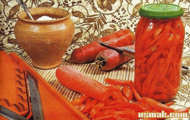 Рецепт Морковь соленая фото