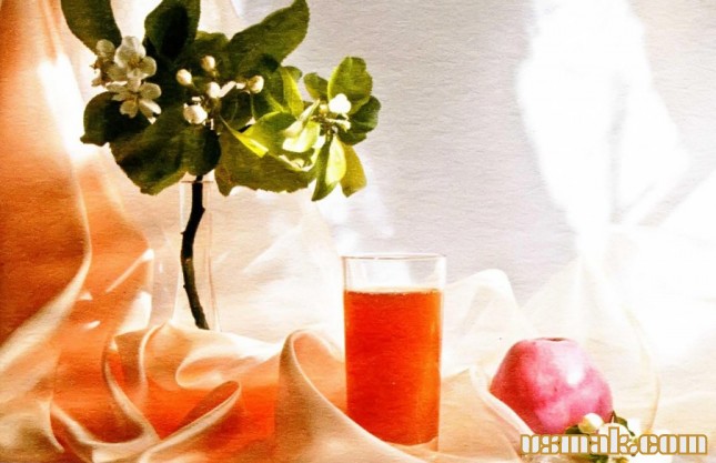Рецепт Сок яблочный с мякотью фото