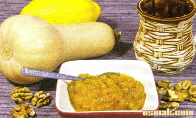 Рецепт Тыквенный джем с орехами фото