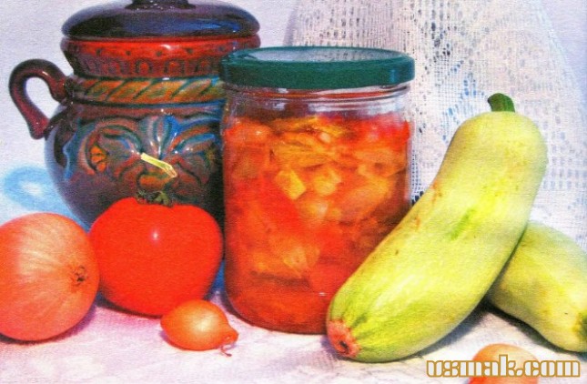 Рецепт Кабачковый салат на зиму фото