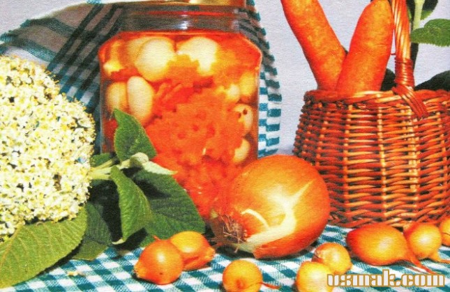 Рецепт Салат из моркови с луком на зиму фото