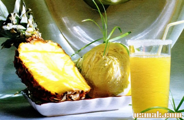 Рецепт Капустный сок с ананасом фото