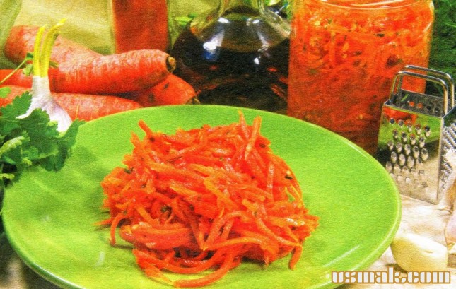 Рецепт Корейская морковь на зиму фото