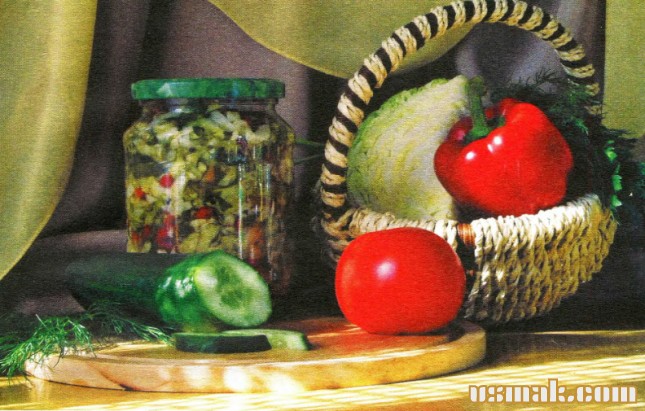 Рецепт Салат из овощей на зиму фото