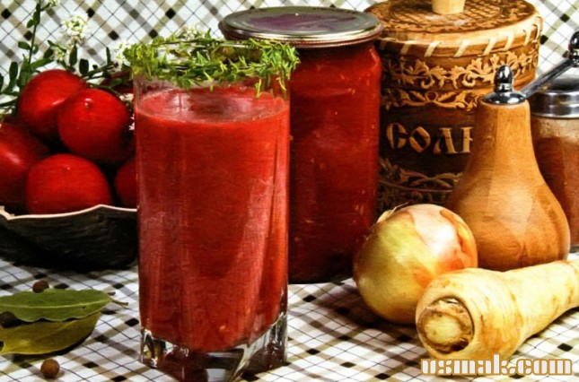 Рецепт Острый томатный напиток фото
