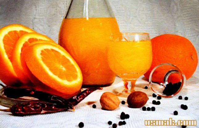 Рецепт Апельсиновый ликер фото