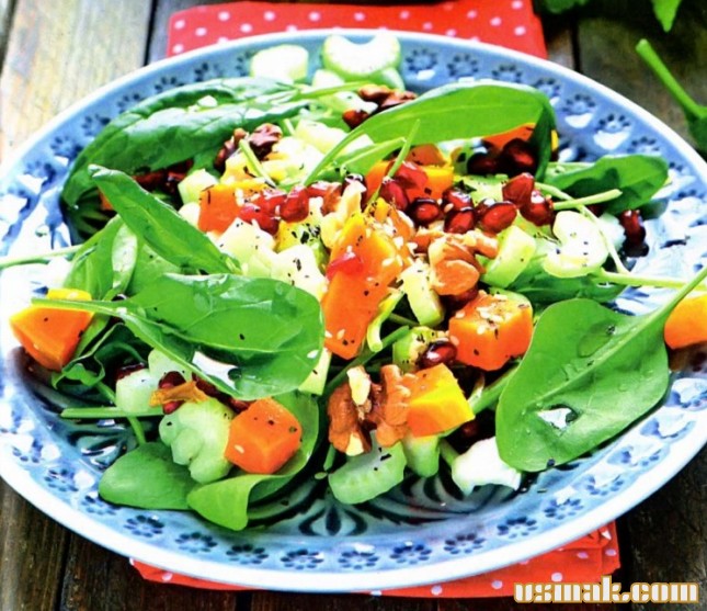 Рецепт Вкусный овощной салат фото