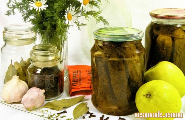 Рецепт Огурцы маринованные в яблочном соке фото