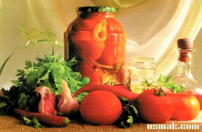 Рецепт Самые вкусные маринованные помидоры на зиму фото