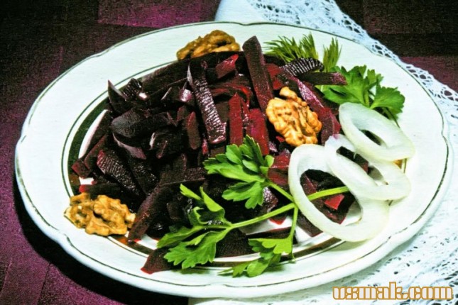 Рецепт Свекла маринованная салат фото