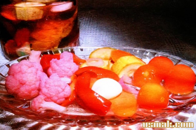 Рецепт Кабачок цветная капуста помидоры фото