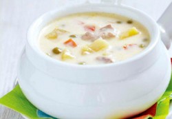 рецепт Суп с сыром и курицей