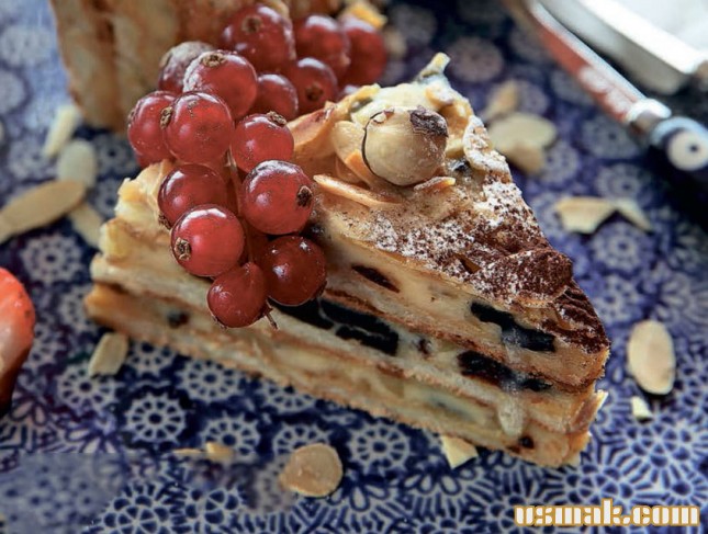 Рецепт Ореховый торт с черносливом фото