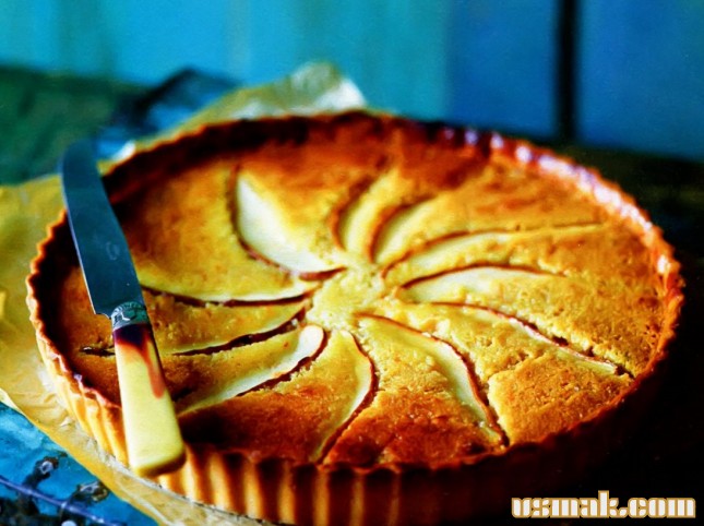 Рецепт Пирог с праздничным пудингом и медовым франжипаном фото