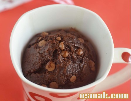 Рецепт Шоколадный кекс в чашке фото