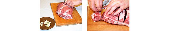Запеченная свиная шейка в духовке в рукаве