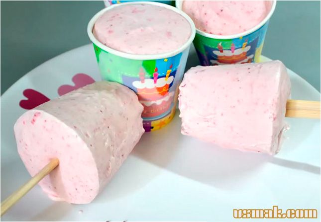 Рецепт Домашнее мороженое простое фото
