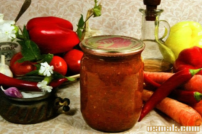 Рецепт Аджика из помидор на зиму фото