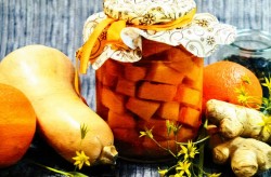 рецепт Компот из тыквы и апельсина