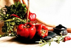 рецепт Перец фаршированный овощами на зиму