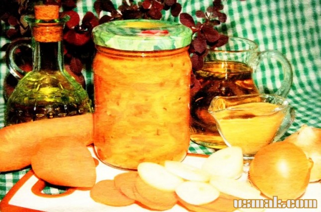 Рецепт Морковь с луком на зиму фото