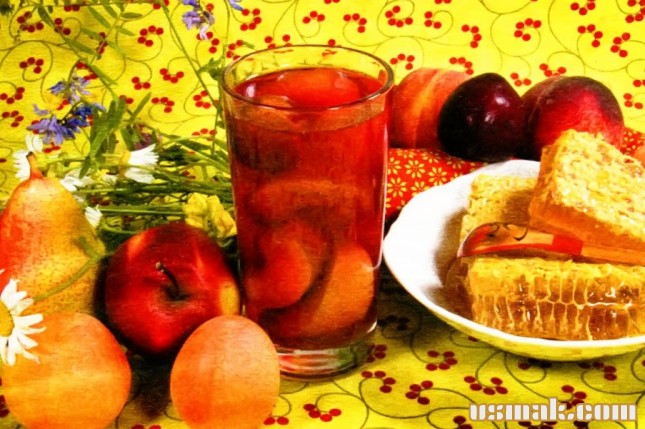 Рецепт Фрукты с медом на зиму фото