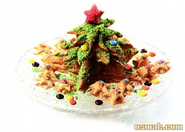 Рецепт Рождественский торт фото