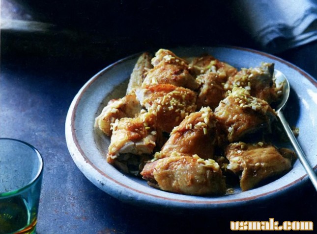 Рецепт Курица в чесночном соусе фото