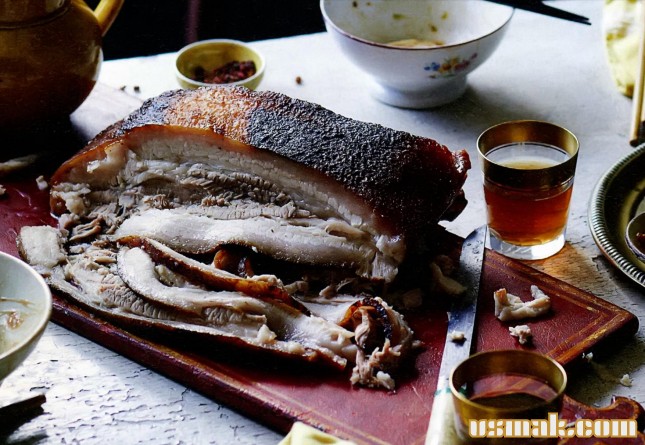 Рецепт Тушеная свиная грудинка по шанхайски фото