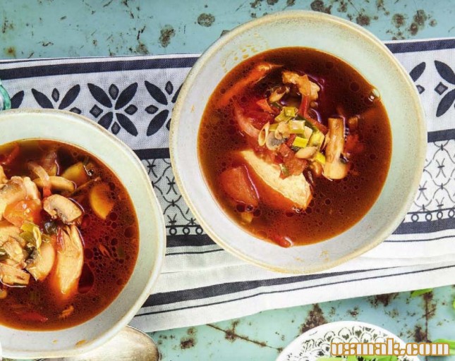 Рецепт Куриный суп по-азиатски фото