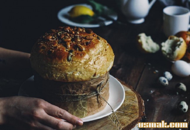 Рецепт Пасхальный  хлеб фото