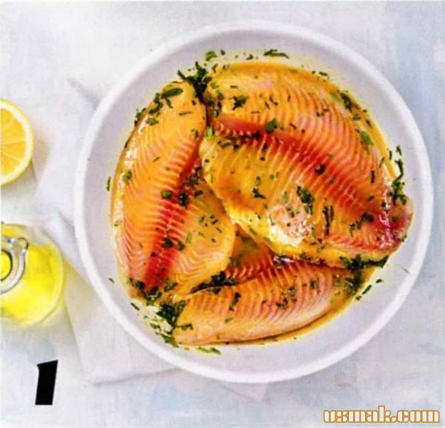 Рыба с овощами по-мароккански