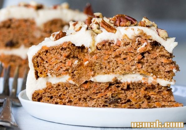 Рецепт Морковный торт с орехами фото
