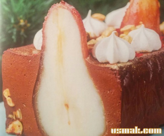Рецепт Шоколадный мусс с грушей фото