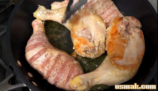 Как приготовить куриные ножки на сковородке
